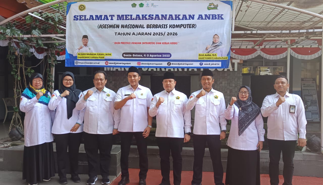 Hari Pertama ANBK MAN 3 Jakarta Pusat, Kepala Kankemenag Kota Jakarta Pusat Turun Langsung Beri Pesan Inspiratif Hari Pertama ANBK MAN 3 Jakarta Pusat, Kepala Kankemenag Kota Jakarta Pusat Turun Langsung Beri Pesan Inspiratif