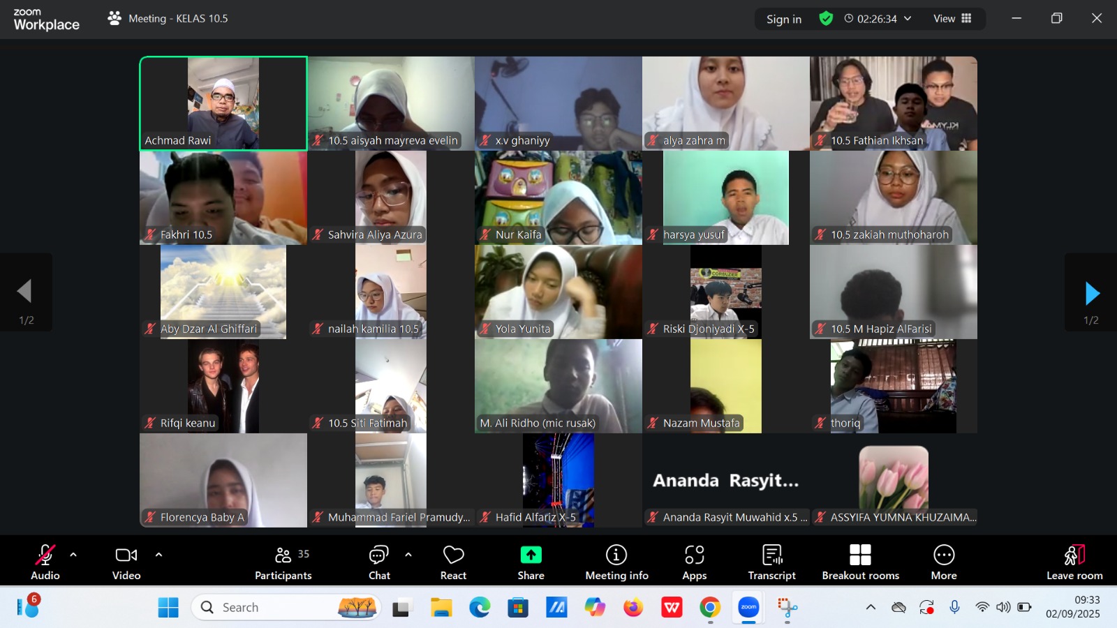 MAN 3 Jakarta Pusat Gelar Pembelajaran Jarak Jauh Akibat Kondisi Jakarta Kurang Kondusif