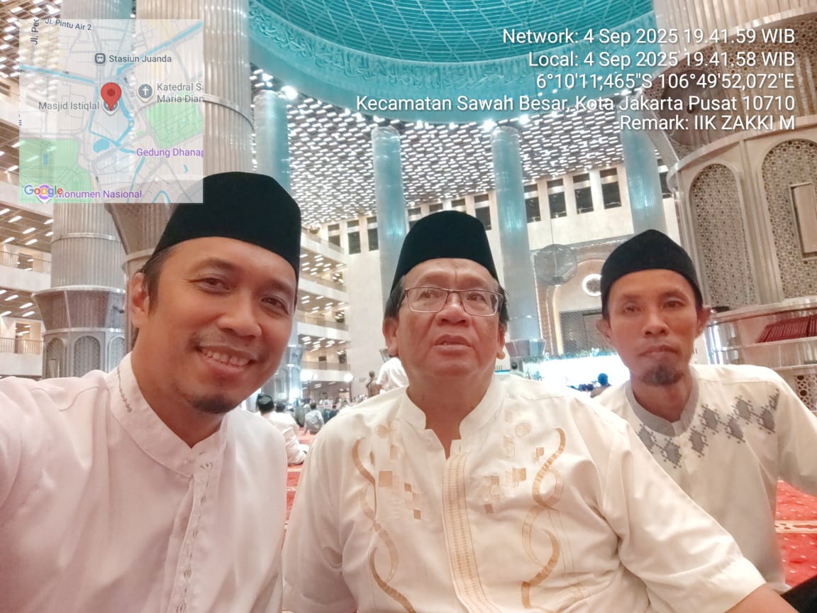 MAN 3 Jakarta Pusat Hadiri Peringatan Maulid Nabi Muhammad SAW Tingkat Kenegaraan di Masjid Istiqlal