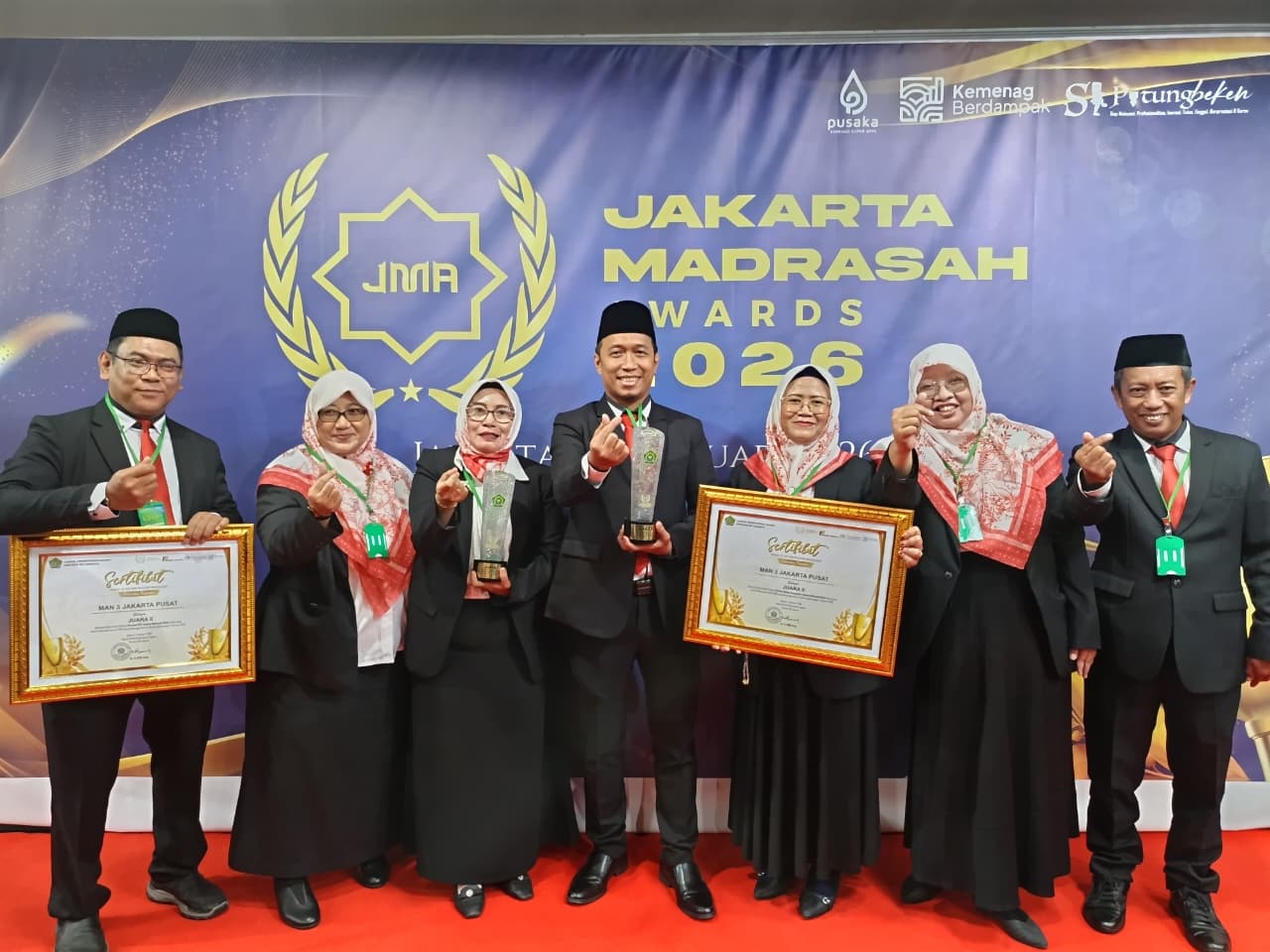MAN 3 Jakarta Pusat Ukir Prestasi Gemilang di Jakarta Madrasah Award 2026