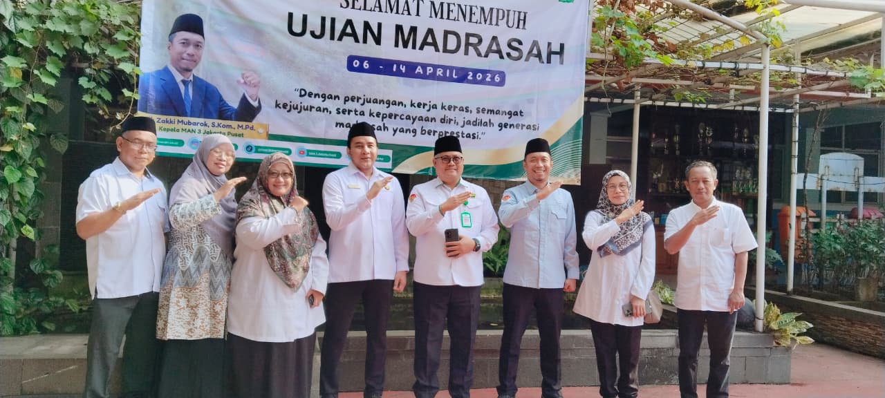 Monitor dan Evaluasi Ujian Madrasah
