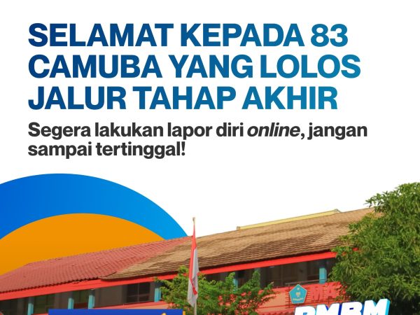 Langkah Awal Menuju Masa Depan: 83 Calon Murid Baru Lolos PMBM Jalur Akhir